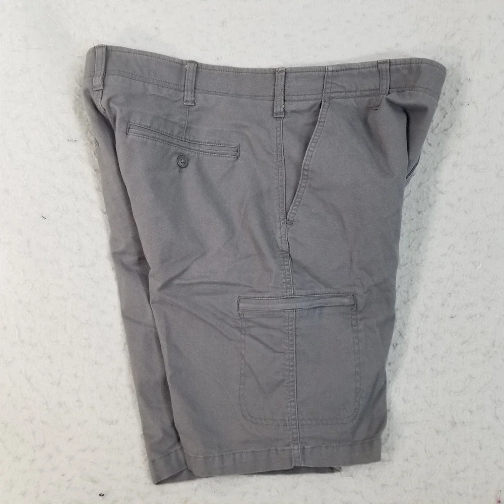 Lee Cargo Shorts Mens 38 Gray Extreme Comfort Performance Series 4181702 Cotton